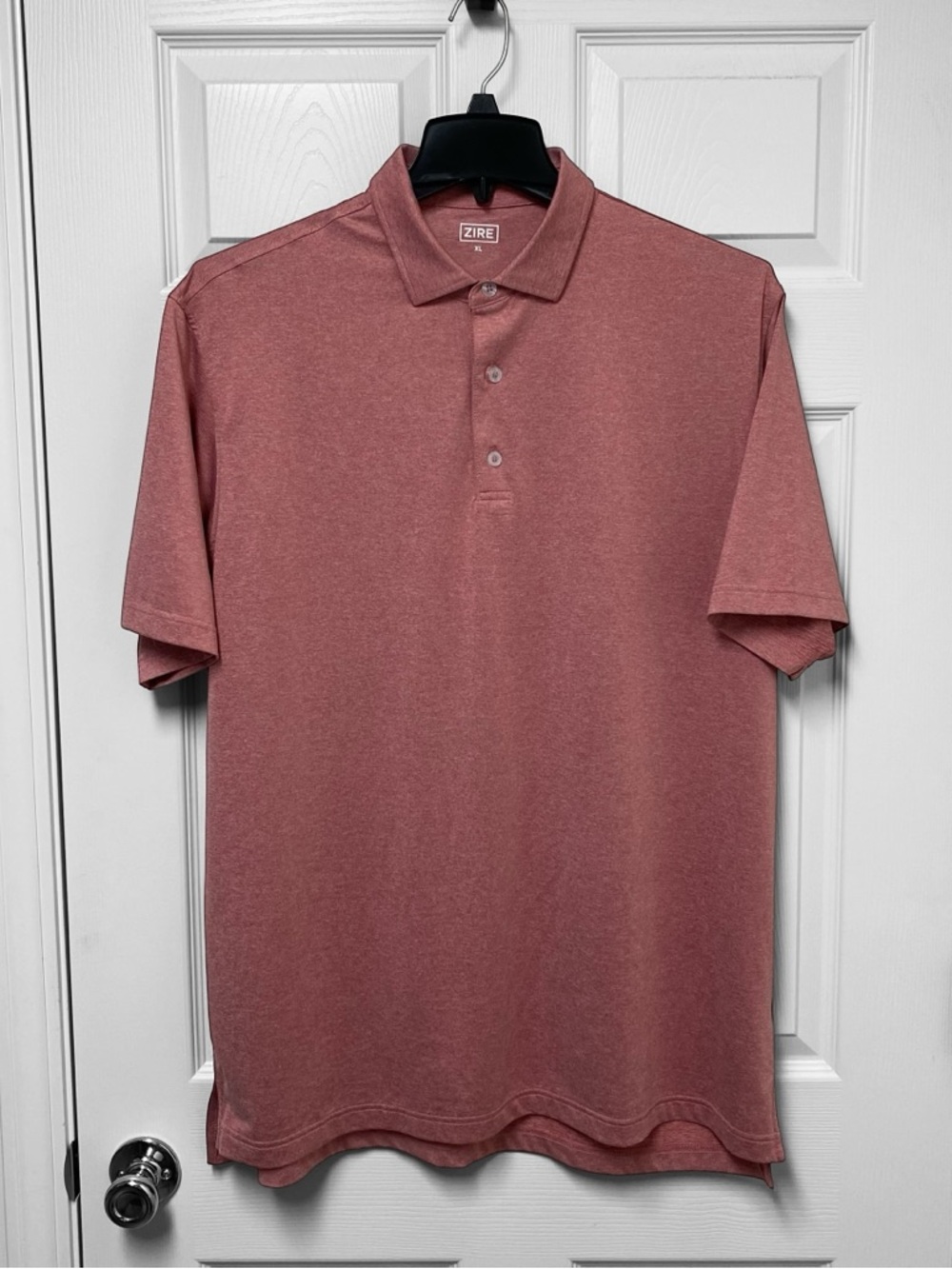 Zire Light Red Golf Polo Shirt – Size XL